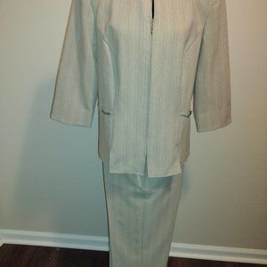 Perceptions, Size-14, 2pc Pant Set (Note: Label shows 3pc, missing tank top).